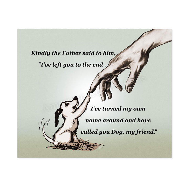 Honor your furry friend with this heartfelt pet memorial gift. Ideal for home, studio, or vet office decor, this inspirational dog lover wall art adds warmth and charm.

