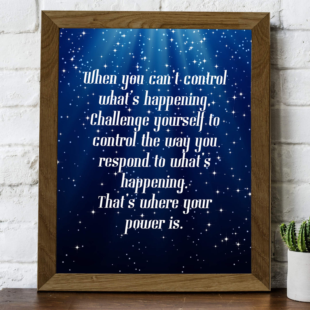 Control the Way You Respond-That&