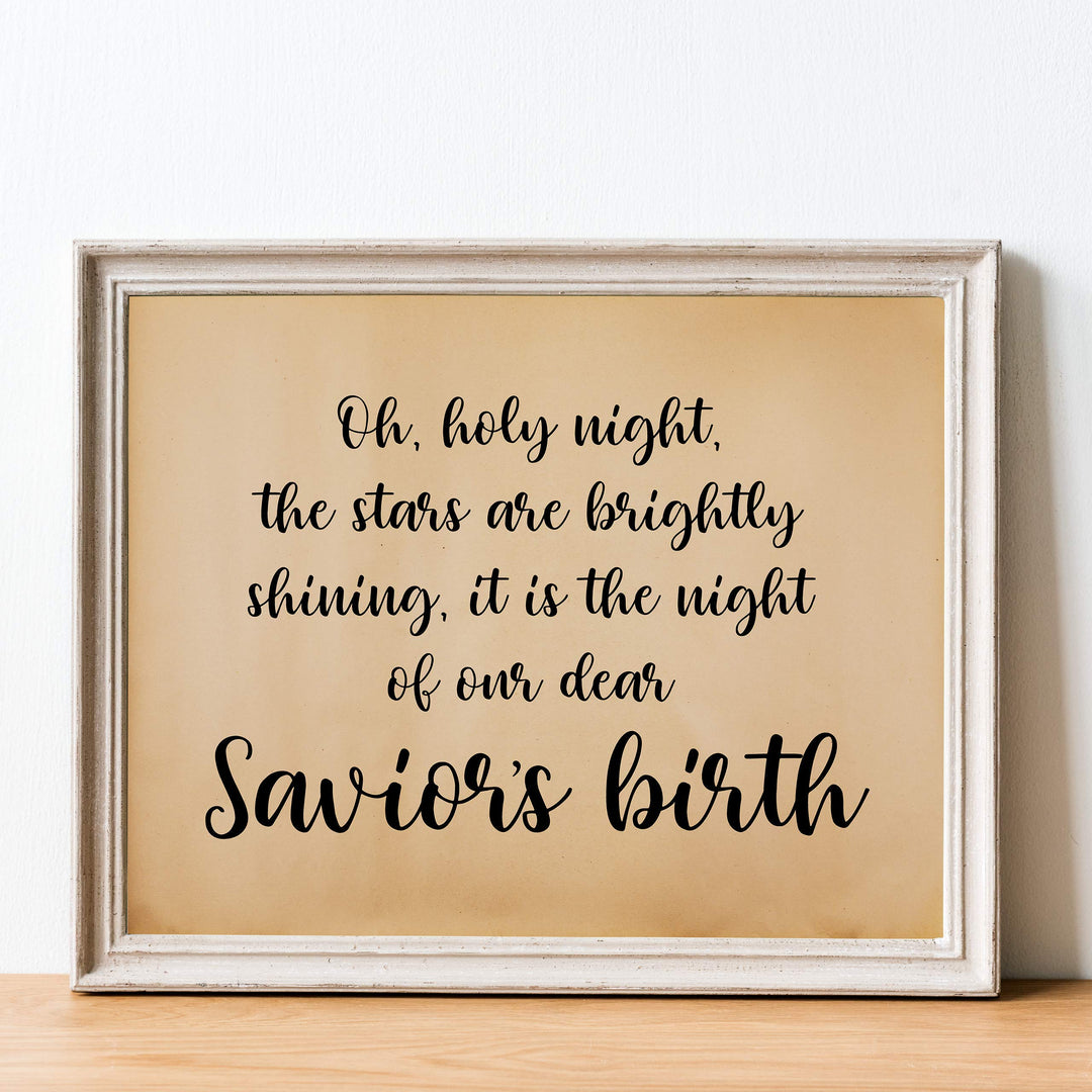 It Is the Night of Our Dear Savior&