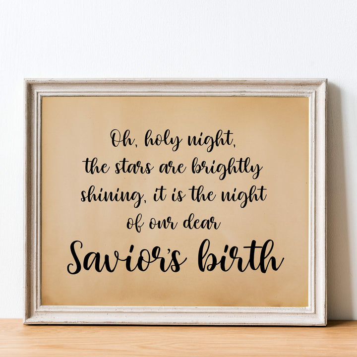 It Is the Night of Our Dear Savior&