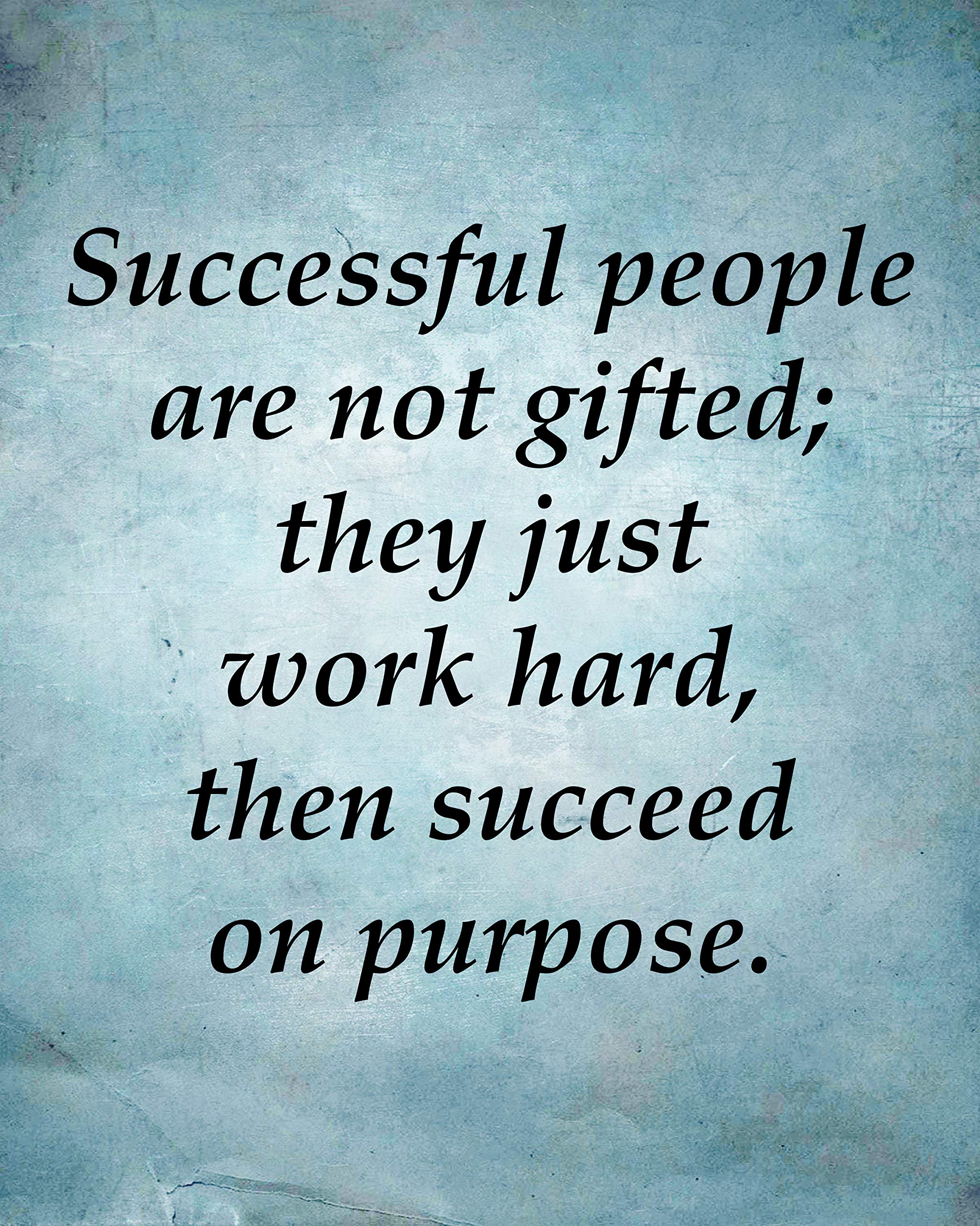 Successful People Work Hard Then Succeed 8x10 - AmLuxGifts