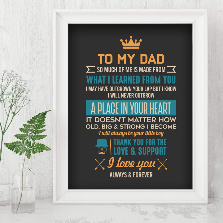 To My Dad-I Love You Always &amp; Forever-Father&