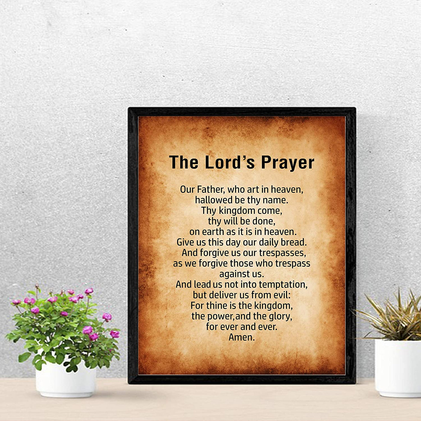 "The Lord's Prayer"- Scripture Wall Art Print -11 x 14"