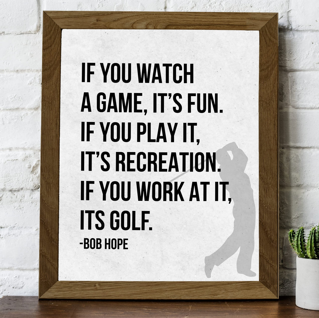 If You Work At a Game -It&