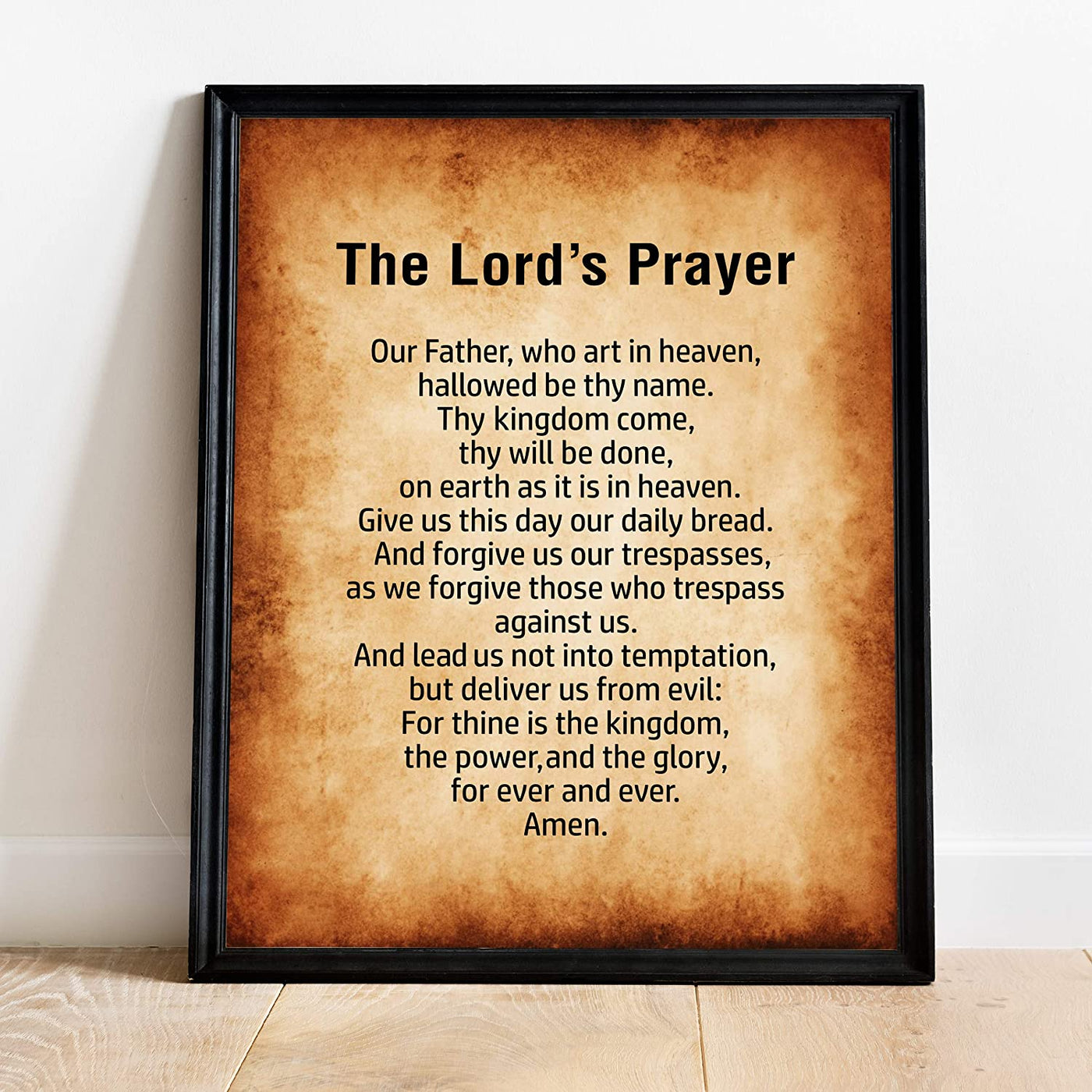 "The Lord's Prayer"- Scripture Wall Art Print -11 x 14"