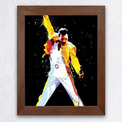 Freddie Mercury-Watercolor Art Print- 8 x 10