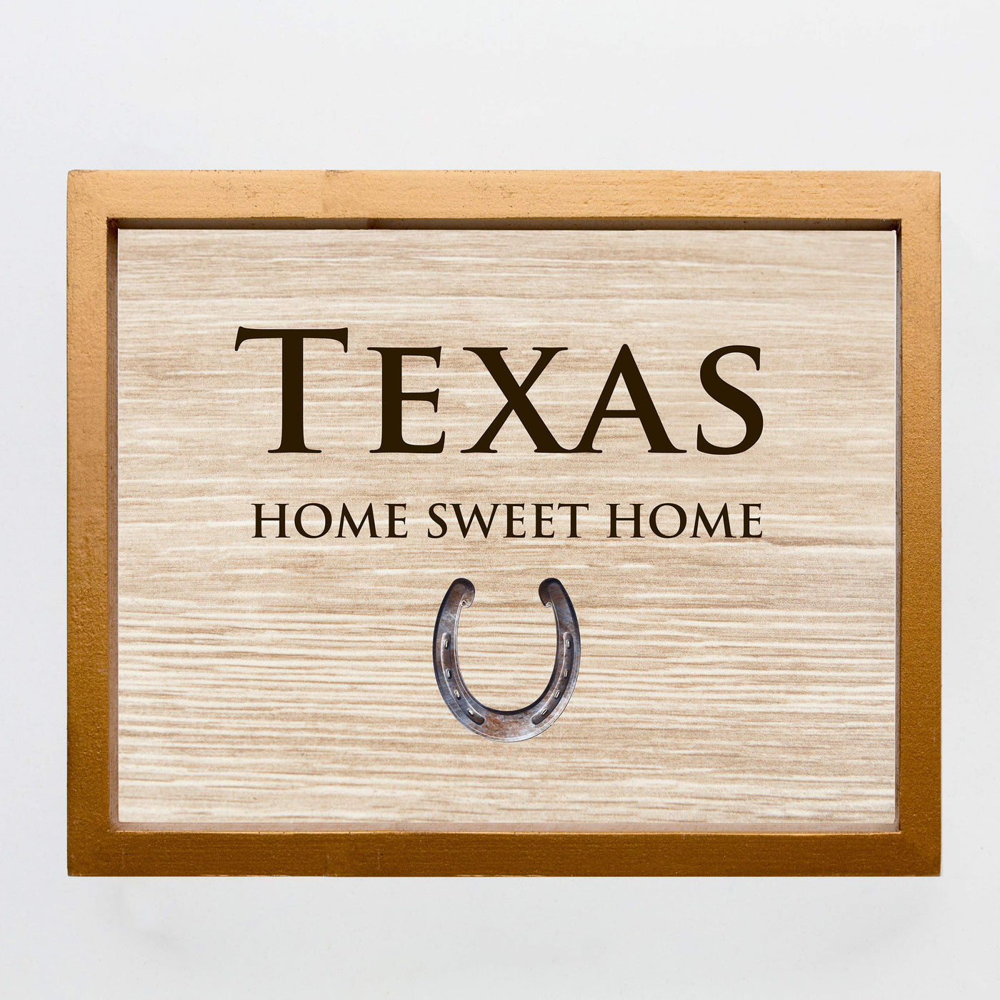 Texas-Home Sweet Home Lone Star State Wall Decor-10 x 8" Country Rustic Family Art Print-Ready to Frame. Western Home-Office-Welcome-Farmhouse Decor. Perfect Southern Gift! Printed on Photo Paper.