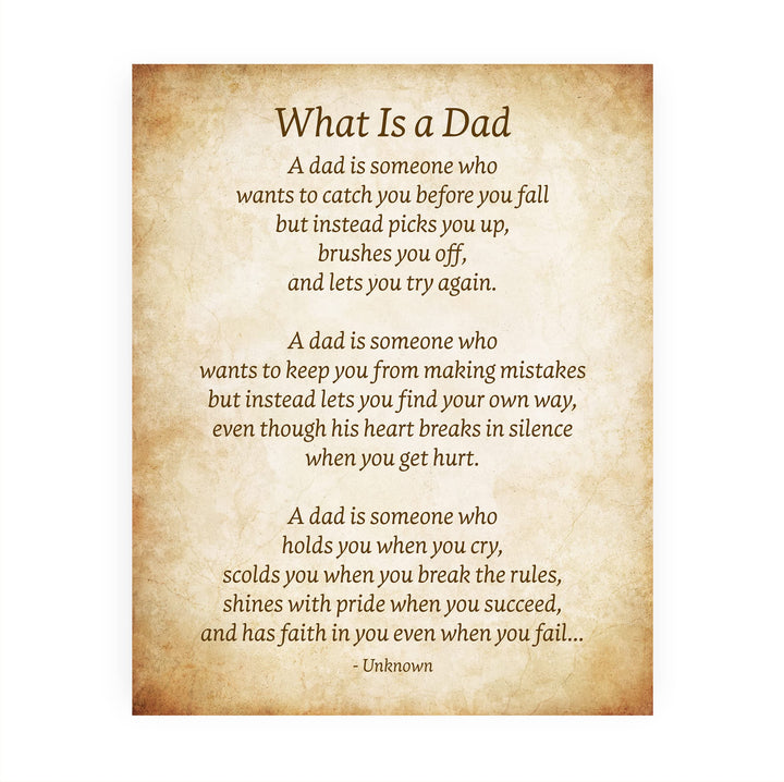 What Is A Dad-Inspirational Father&