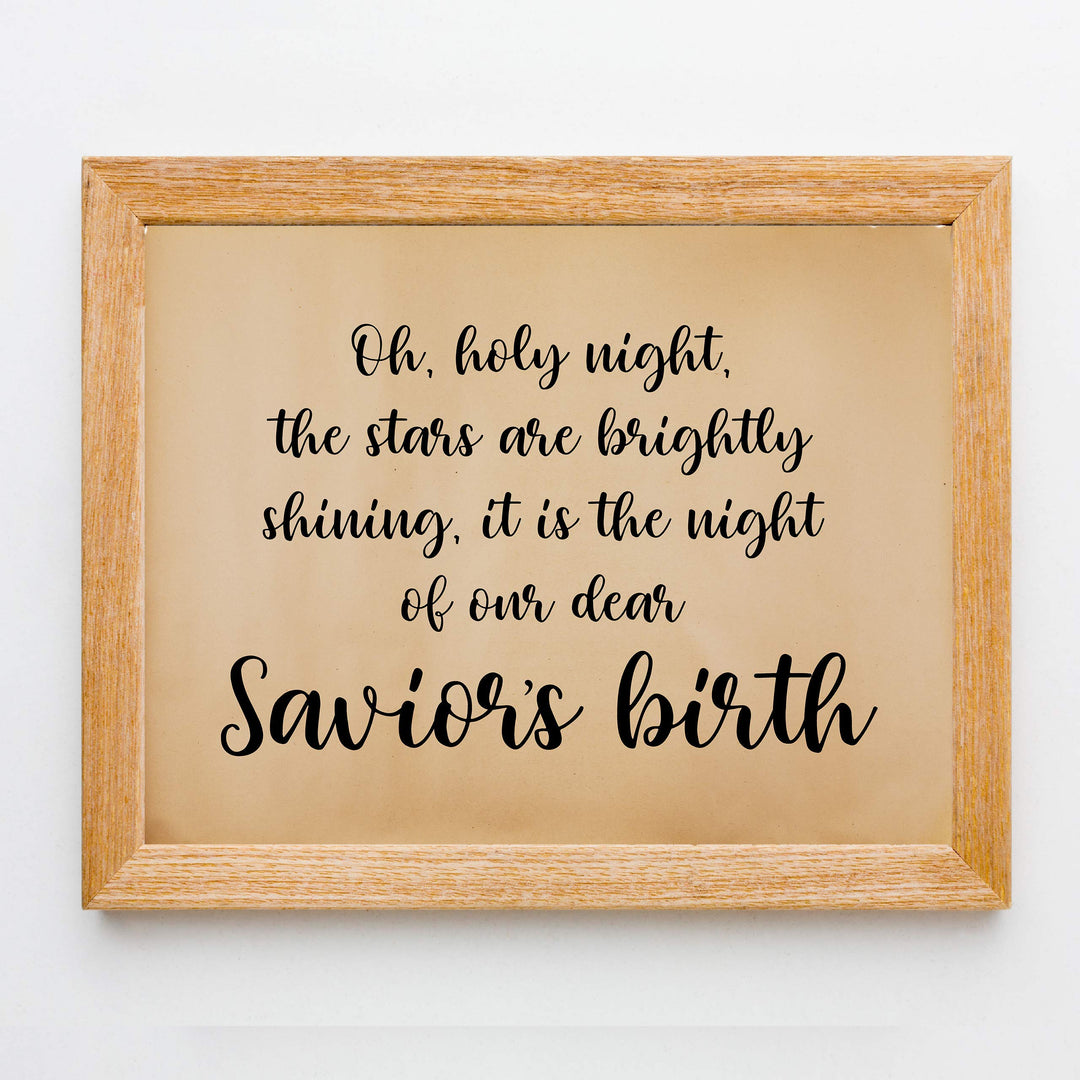It Is the Night of Our Dear Savior&