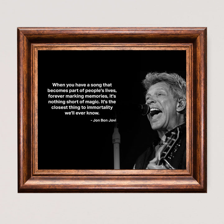 Bon Jovi-"Closest Thing to Immortality We&