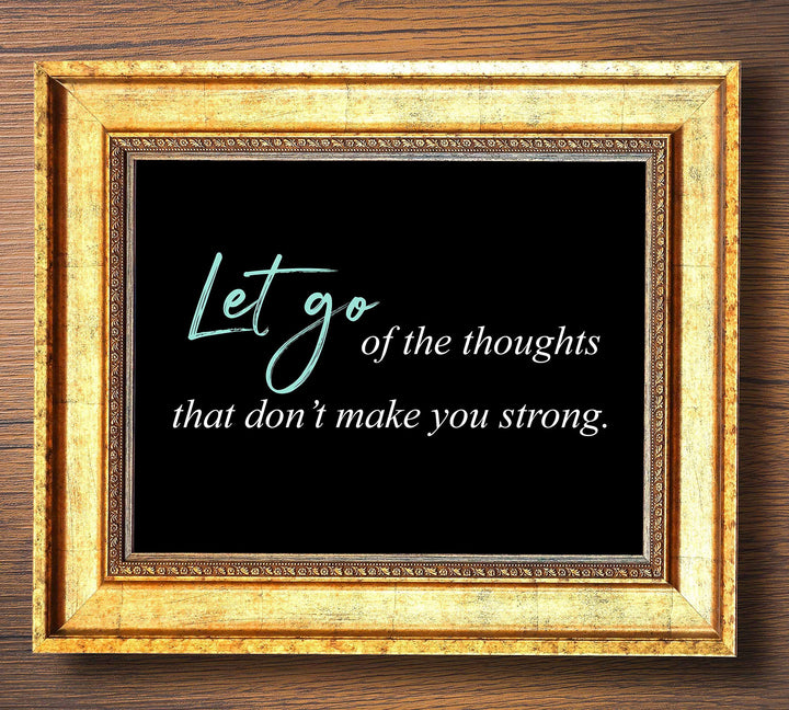 Let Go of Thoughts That Don&